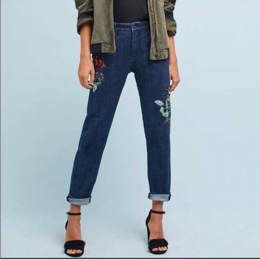 Anthropologie Pilcro Sequins Jeans